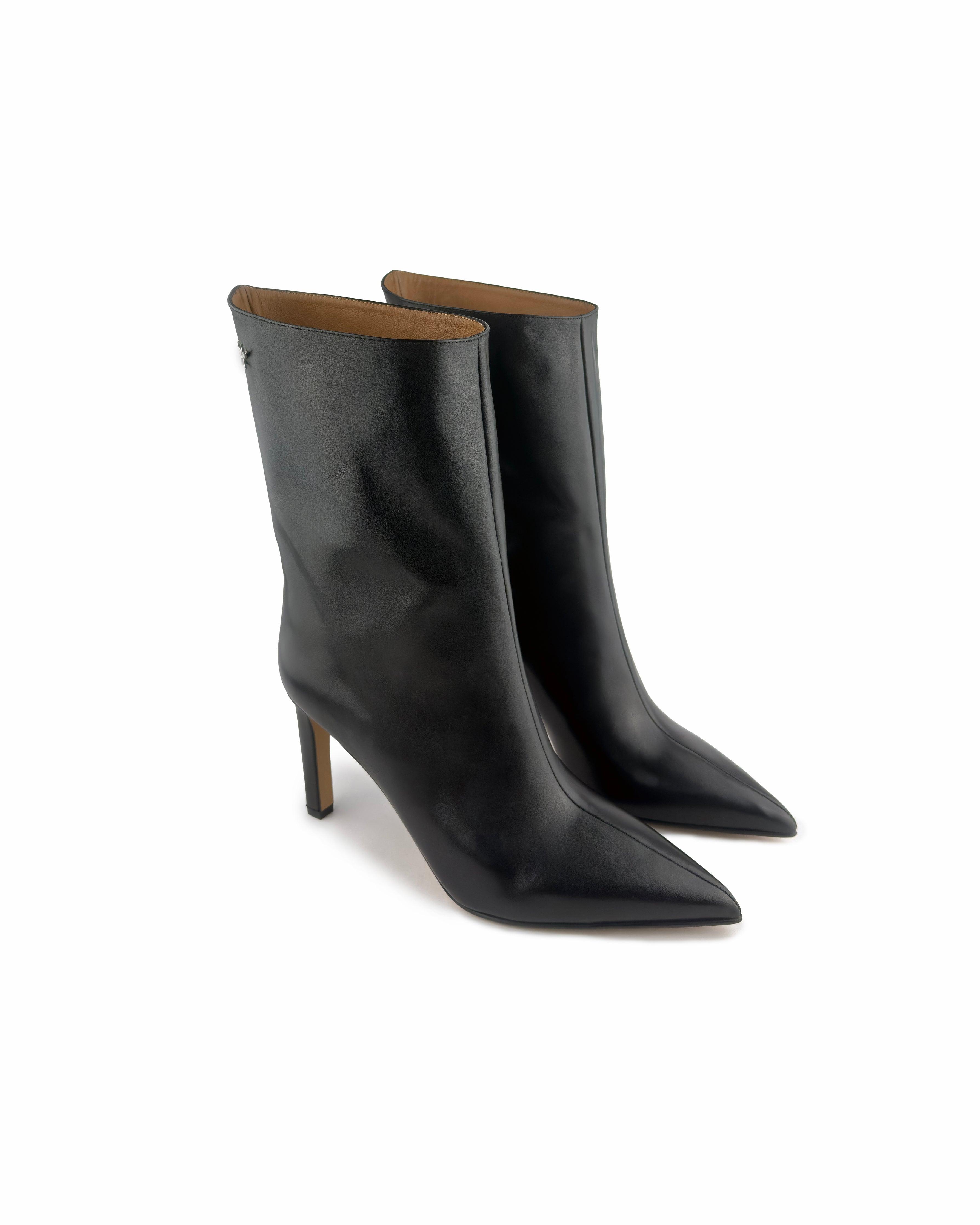 Santa Black Ankle Boots - ASADLIE