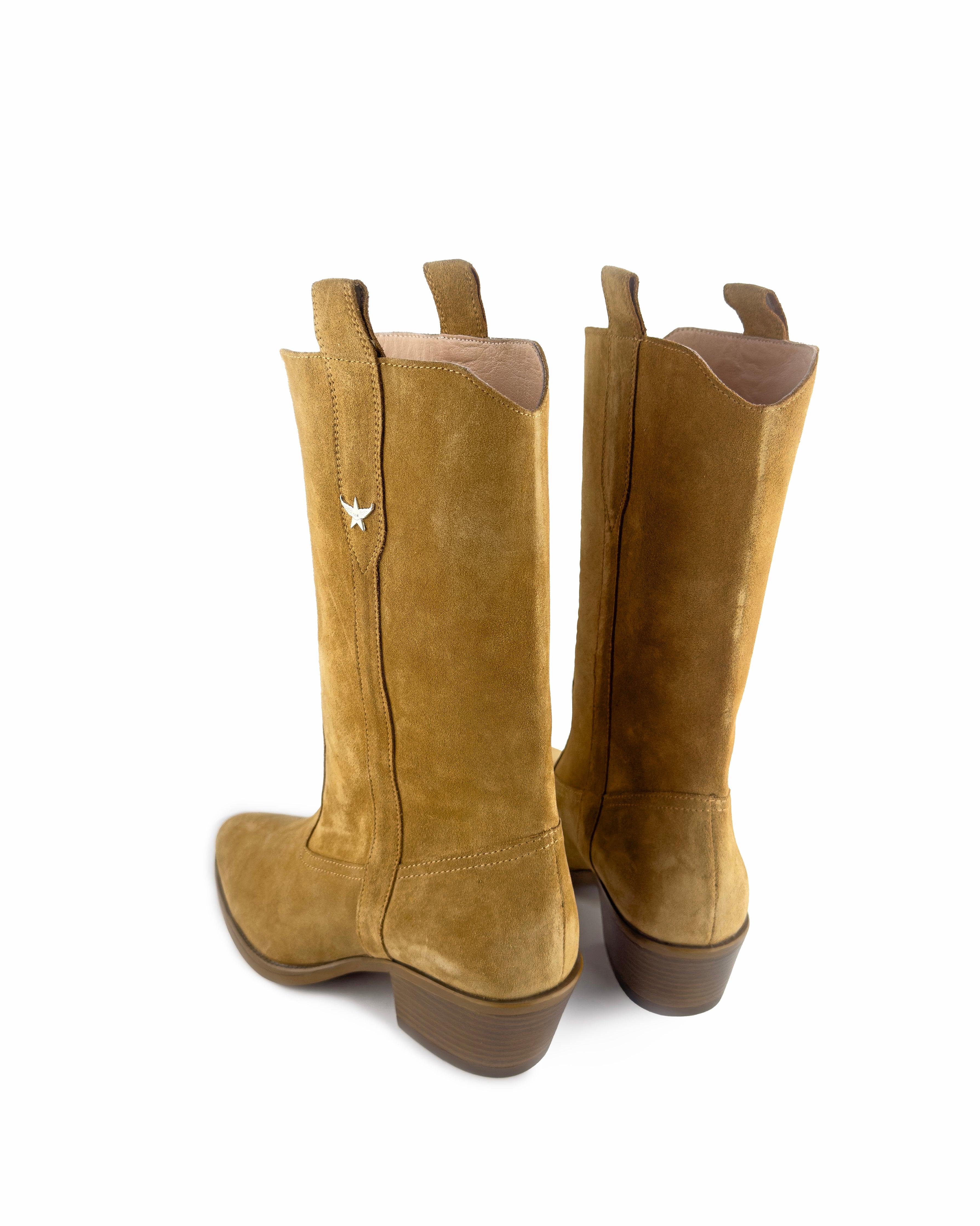 Lowa Camel Mid Calf Boots - ASADLIE