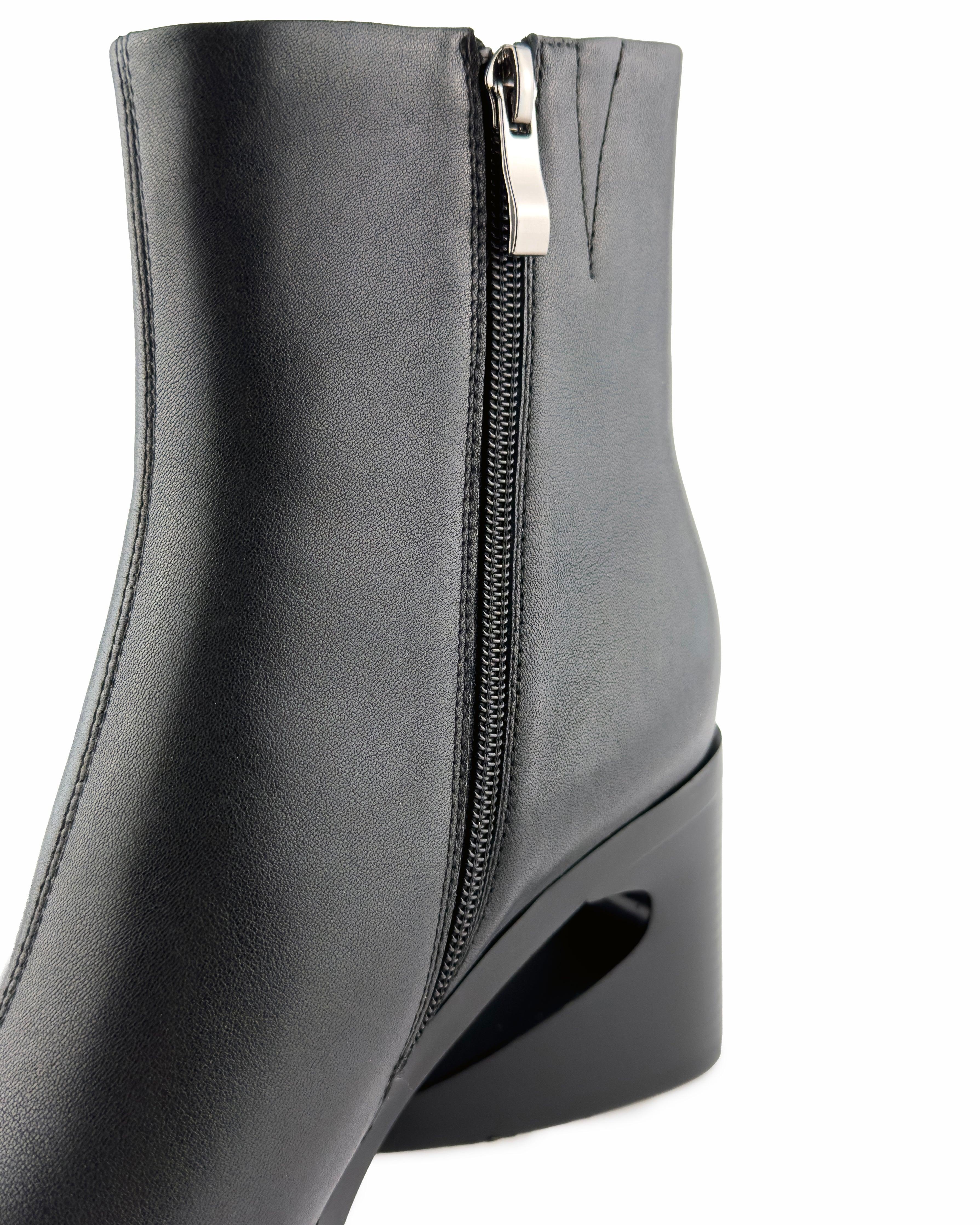 Debut Black Ankle Boots - ASADLIE