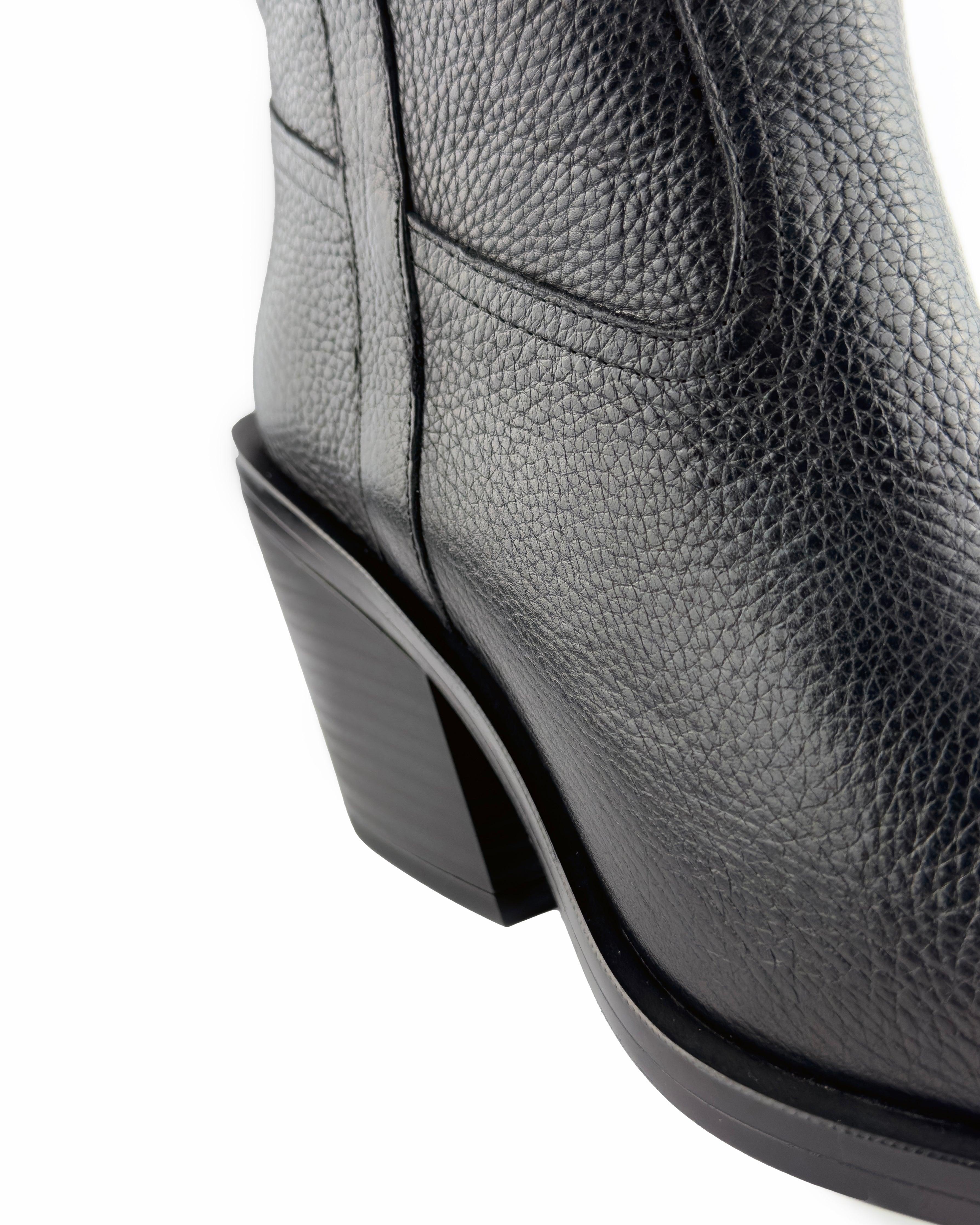 Nova Black Mid Calf Boots - ASADLIE
