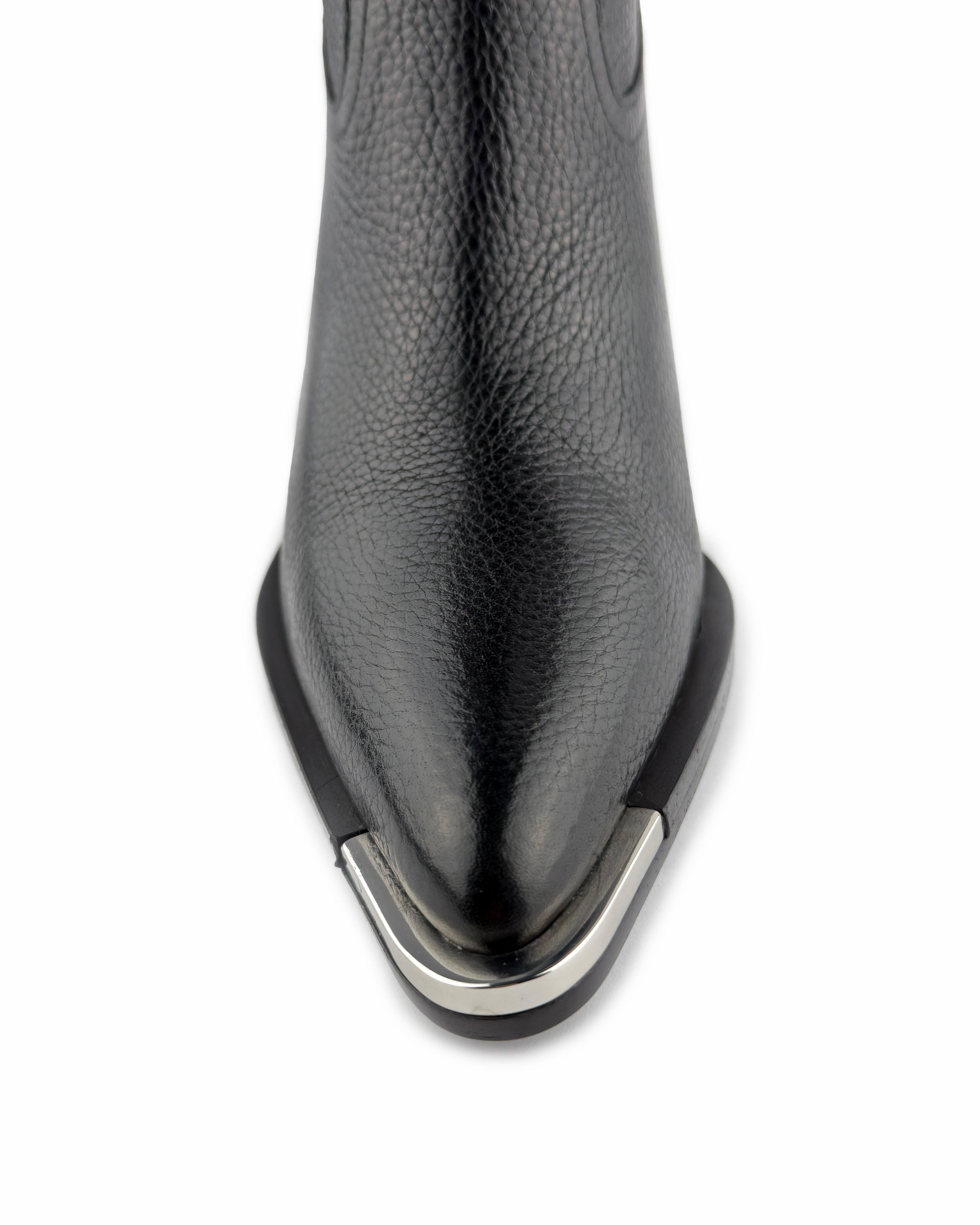 Nova Black Mid Calf Boots - ASADLIE