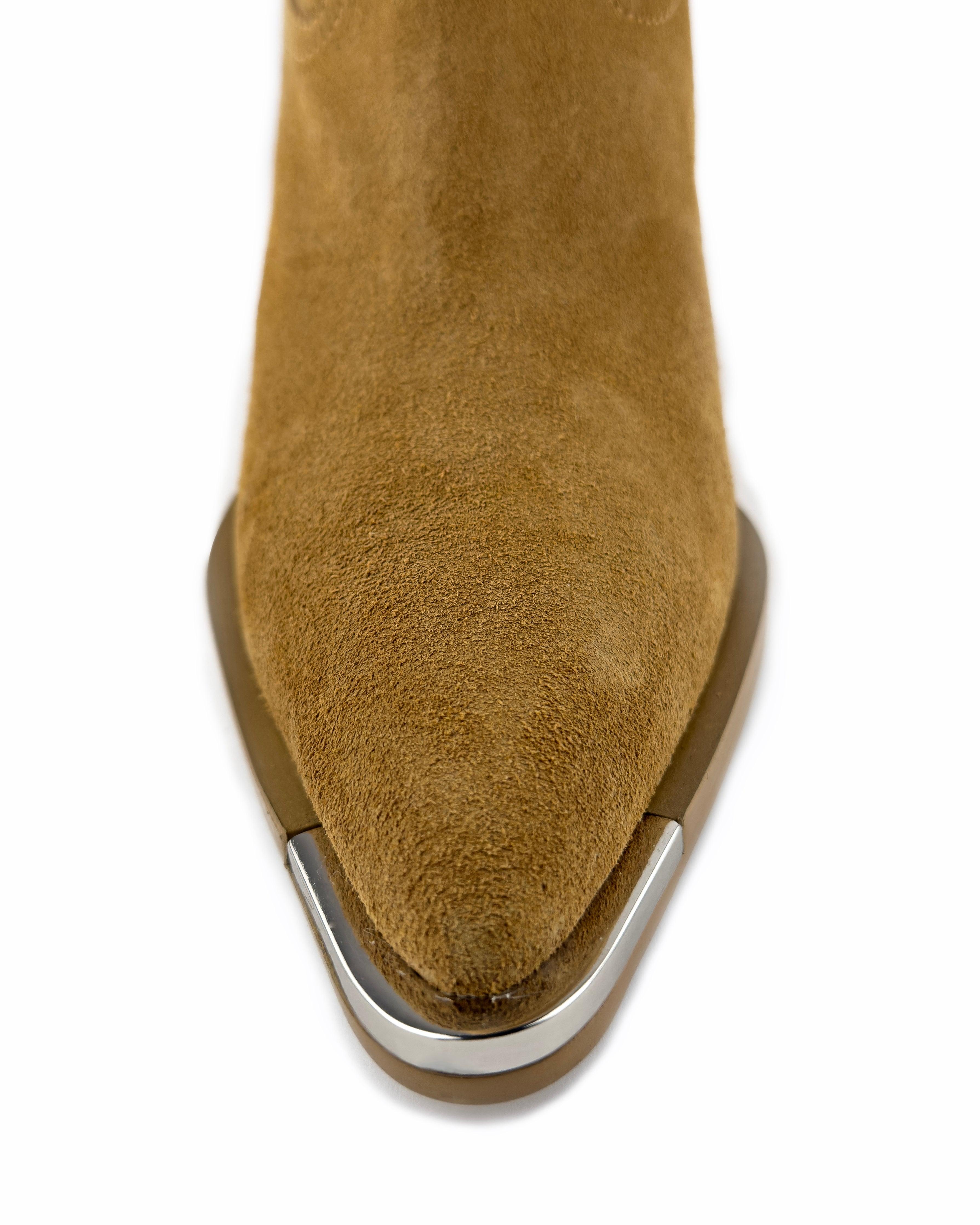 Nova Camel Mid Calf Boots - ASADLIE