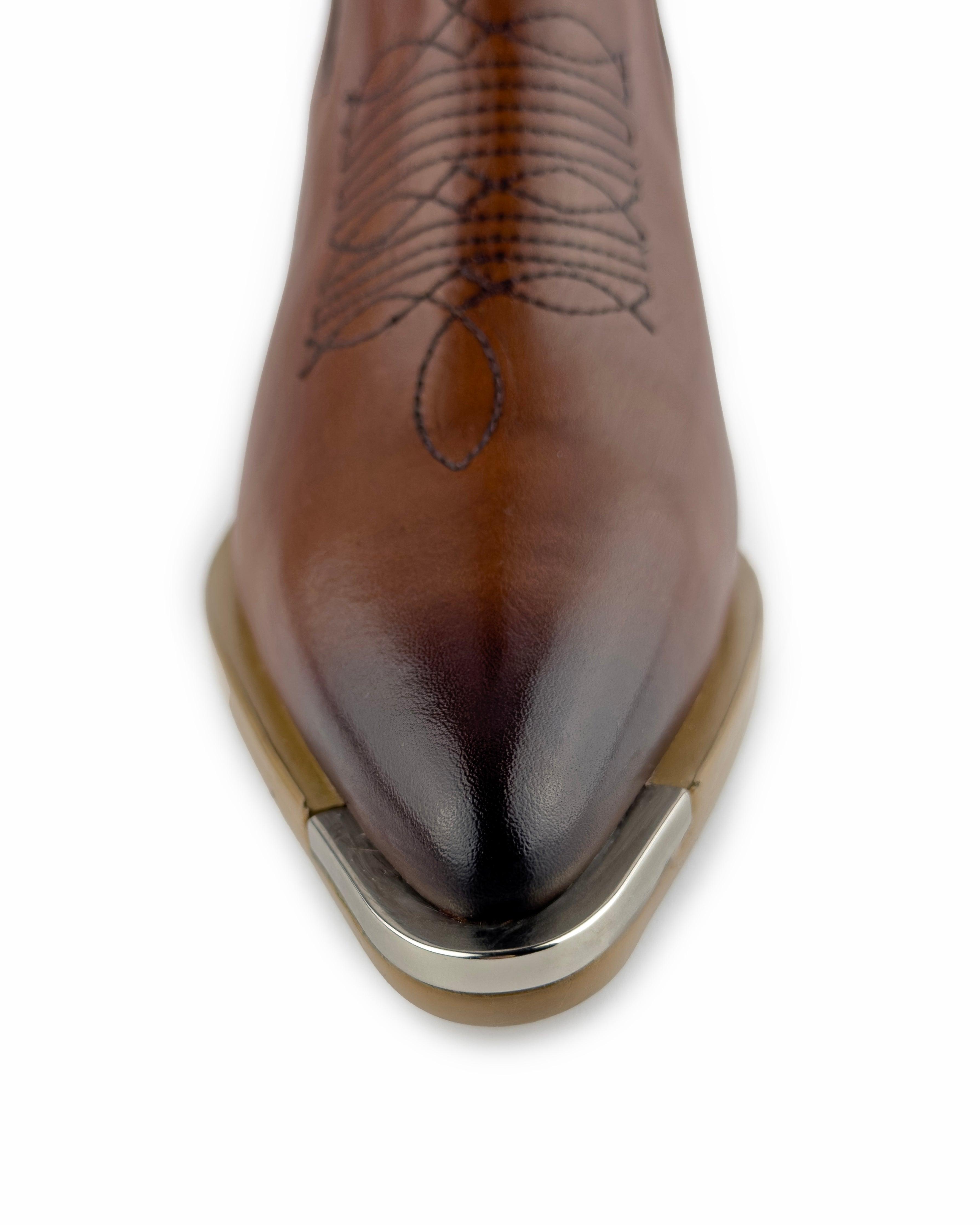 Nella Brown Ankle Boots - ASADLIE