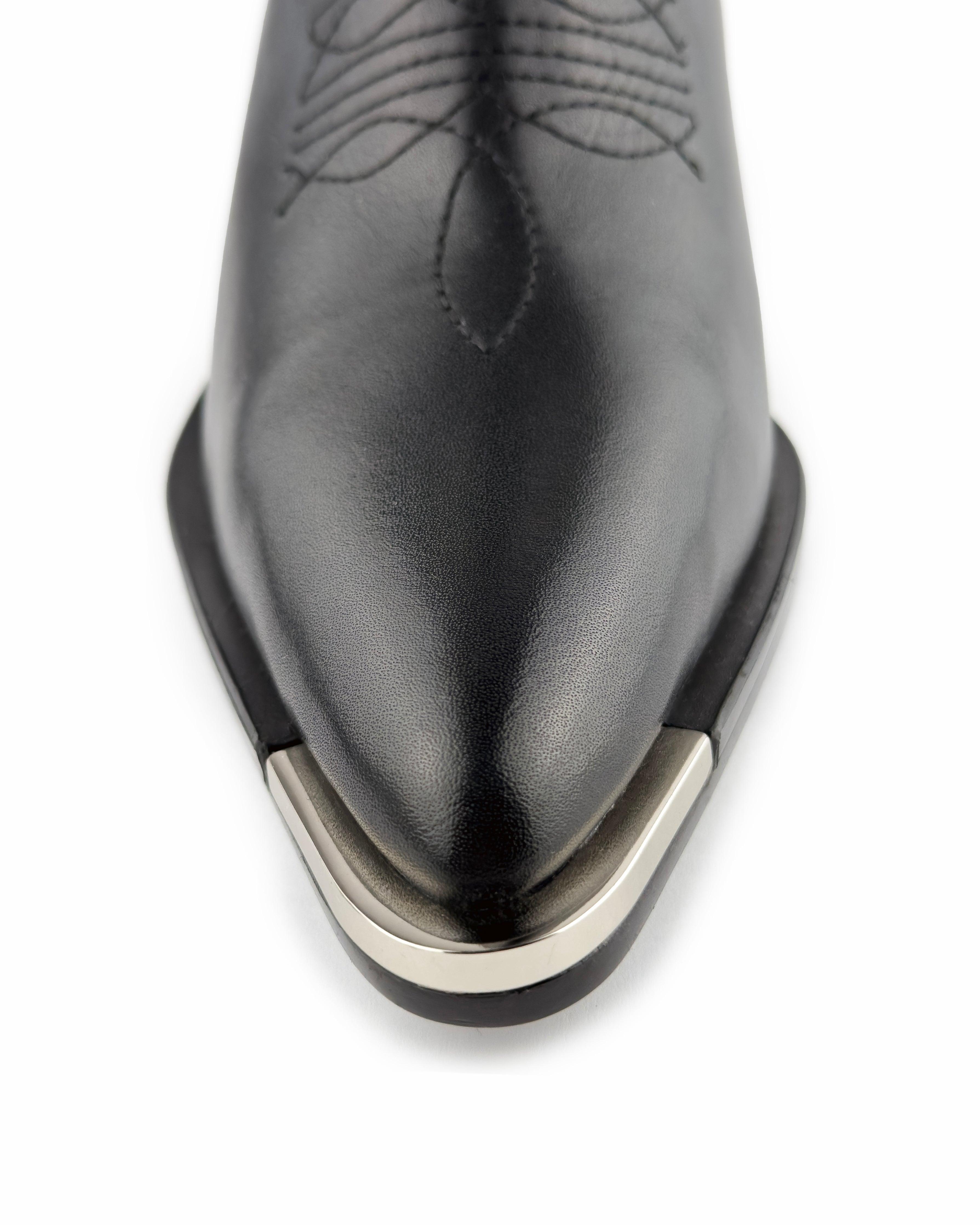 Nella Black Ankle Boots - ASADLIE