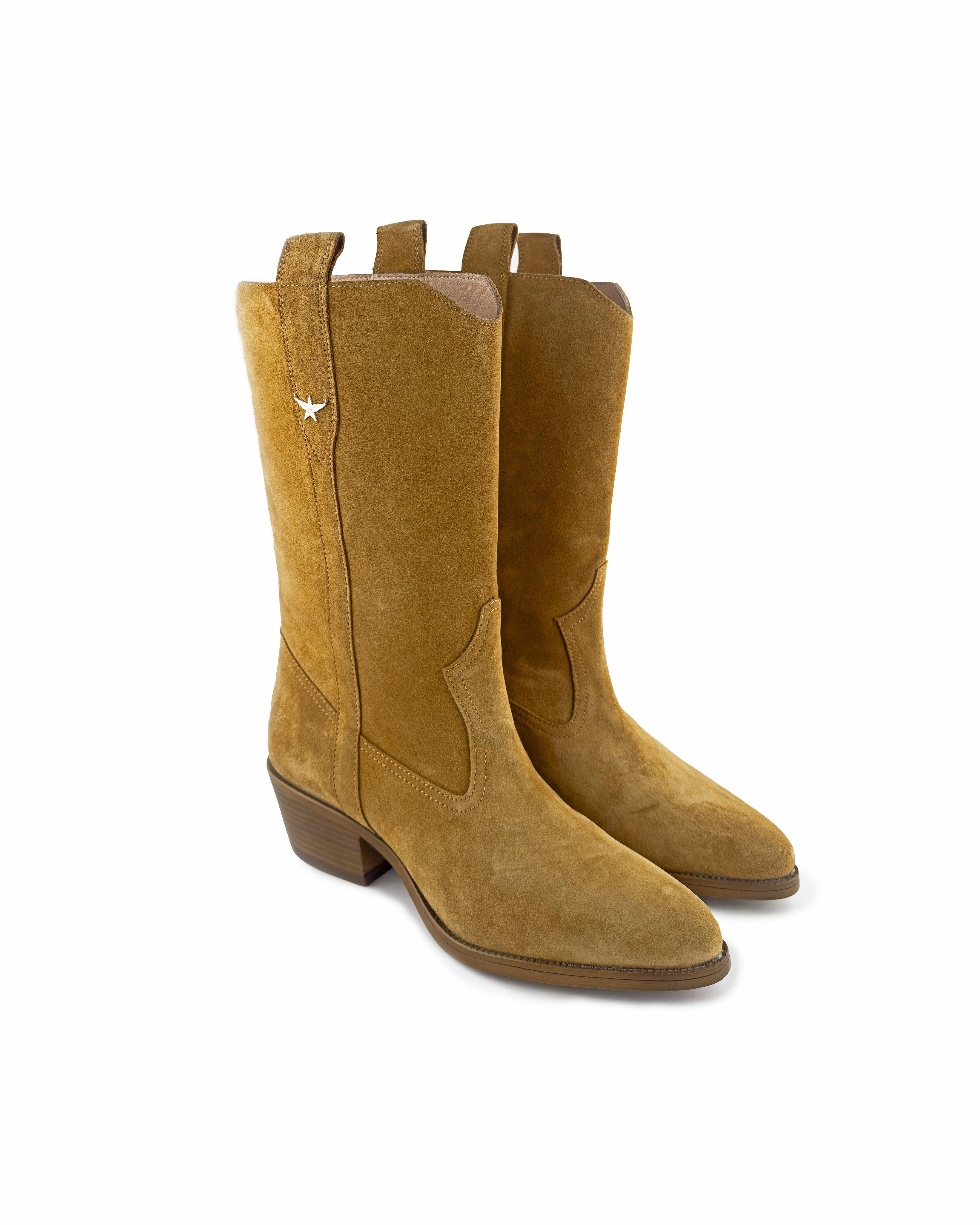 Camel mid 2024 calf boots