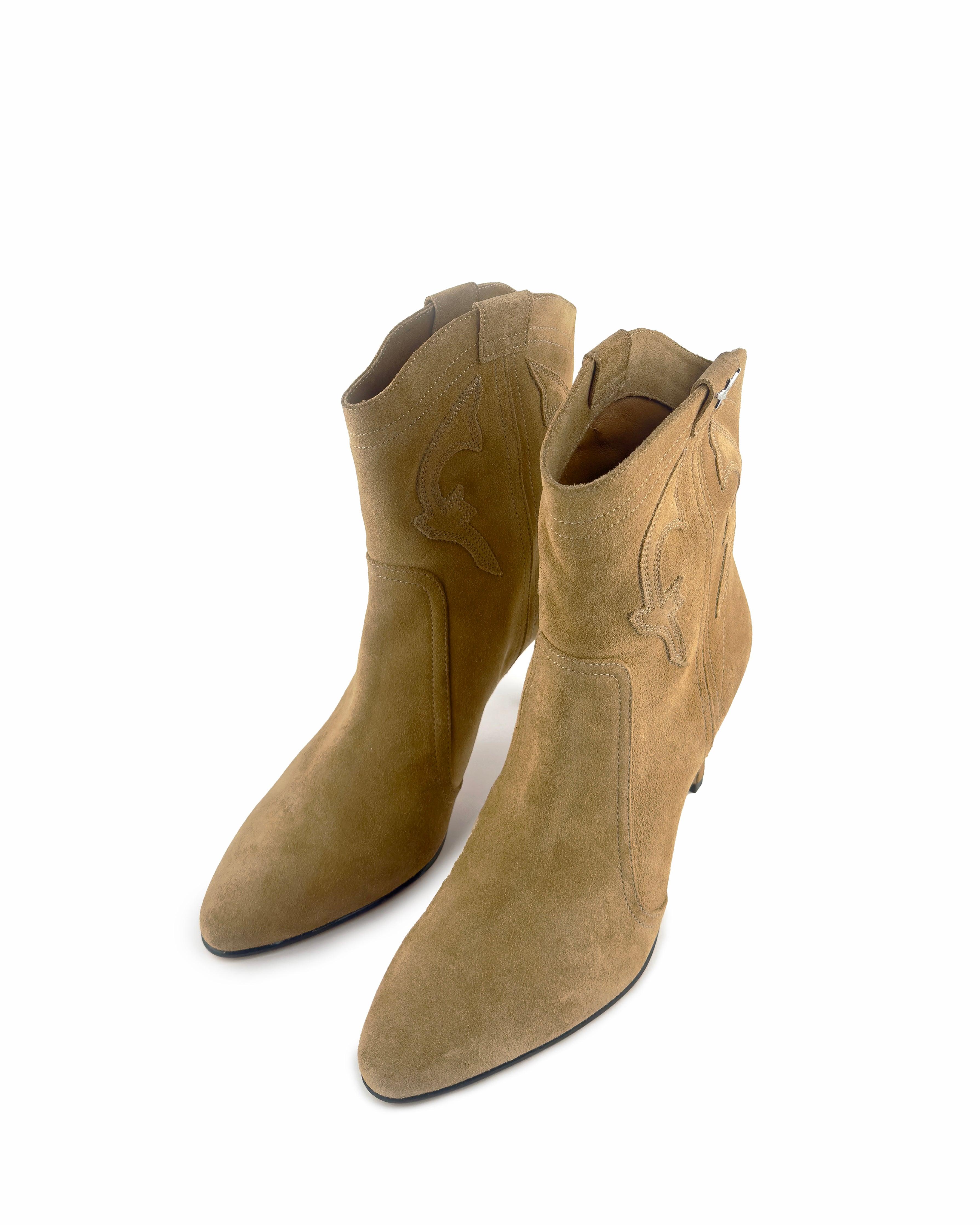 Blair Camel Ankle Boots - ASADLIE